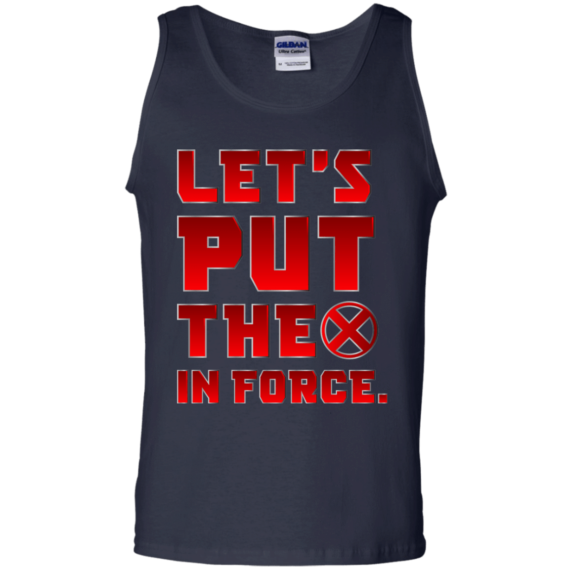 T-Shirts Navy / S The X In Force Men's Tank Top
