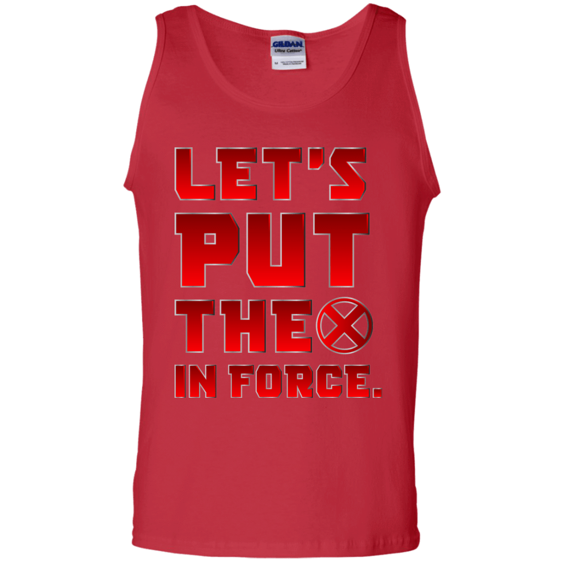T-Shirts Red / S The X In Force Men's Tank Top