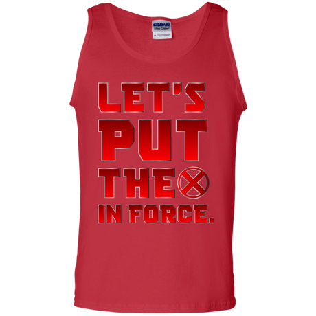 T-Shirts Red / S The X In Force Men's Tank Top