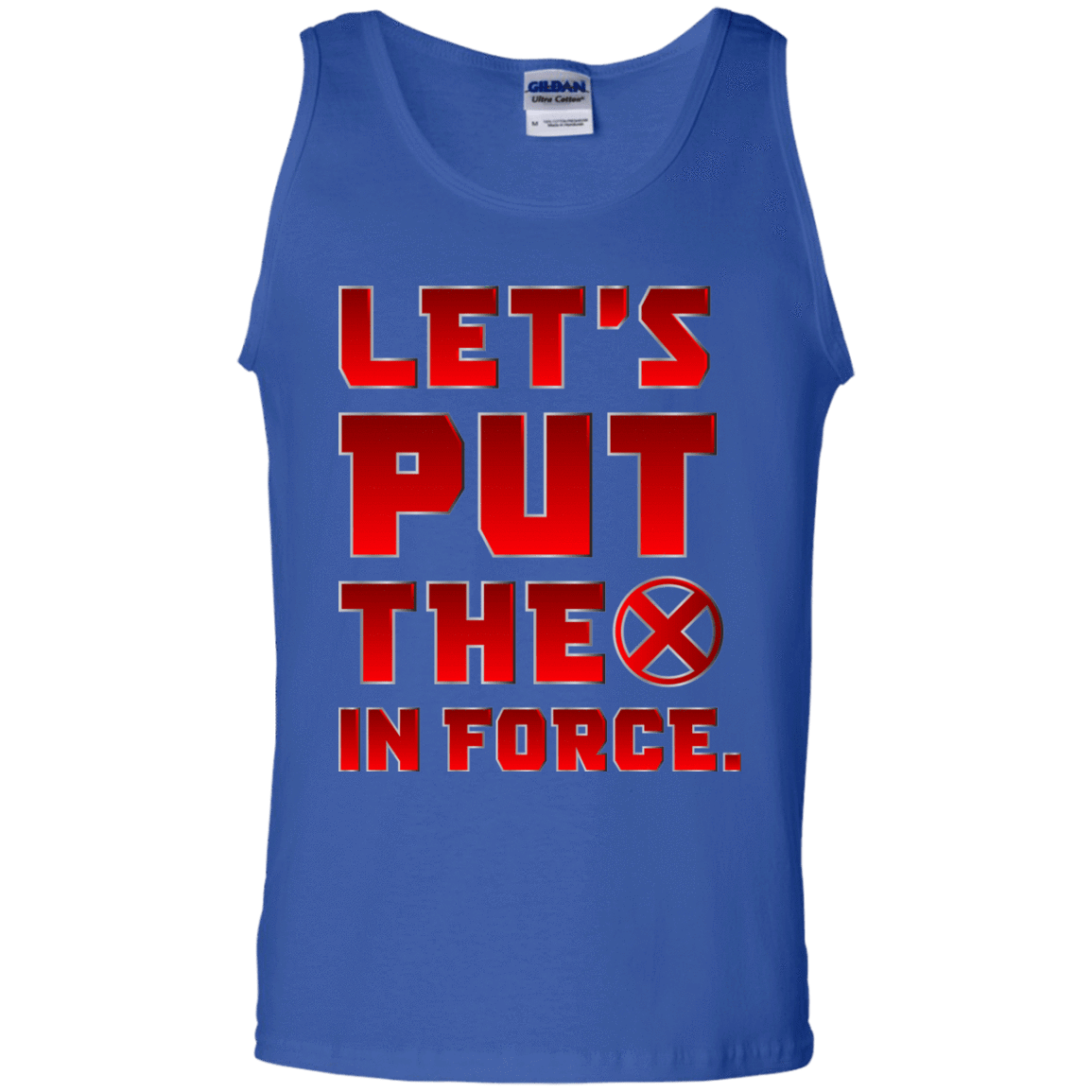 T-Shirts Royal / S The X In Force Men's Tank Top