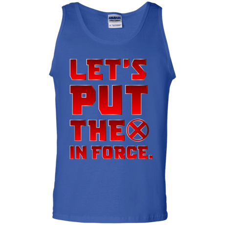 T-Shirts Royal / S The X In Force Men's Tank Top