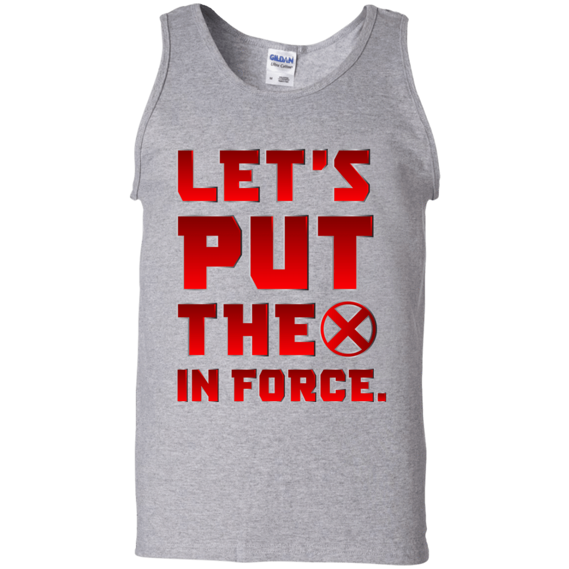 T-Shirts Sport Grey / S The X In Force Men's Tank Top