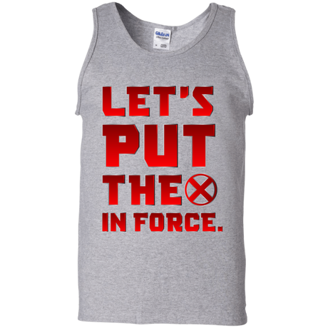 T-Shirts Sport Grey / S The X In Force Men's Tank Top