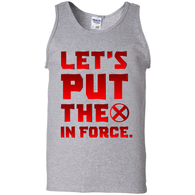 T-Shirts Sport Grey / S The X In Force Men's Tank Top