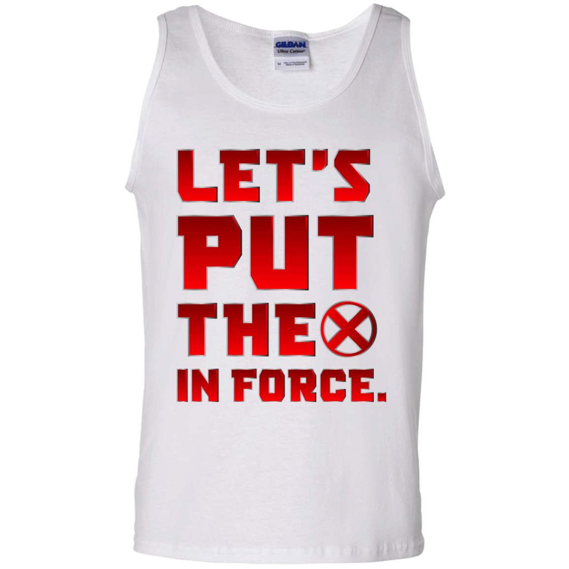 T-Shirts White / S The X In Force Men's Tank Top