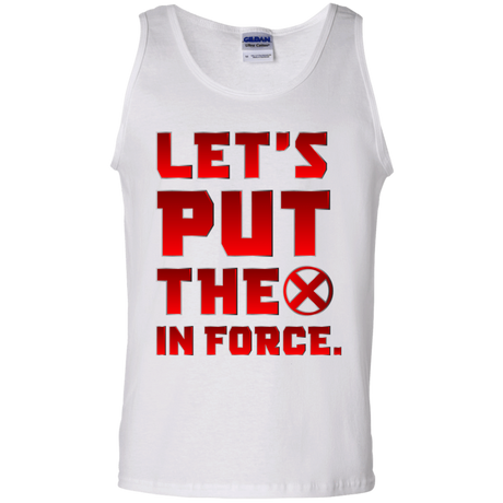T-Shirts White / S The X In Force Men's Tank Top