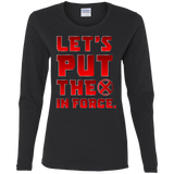 T-Shirts Black / S The X In Force Women's Long Sleeve T-Shirt
