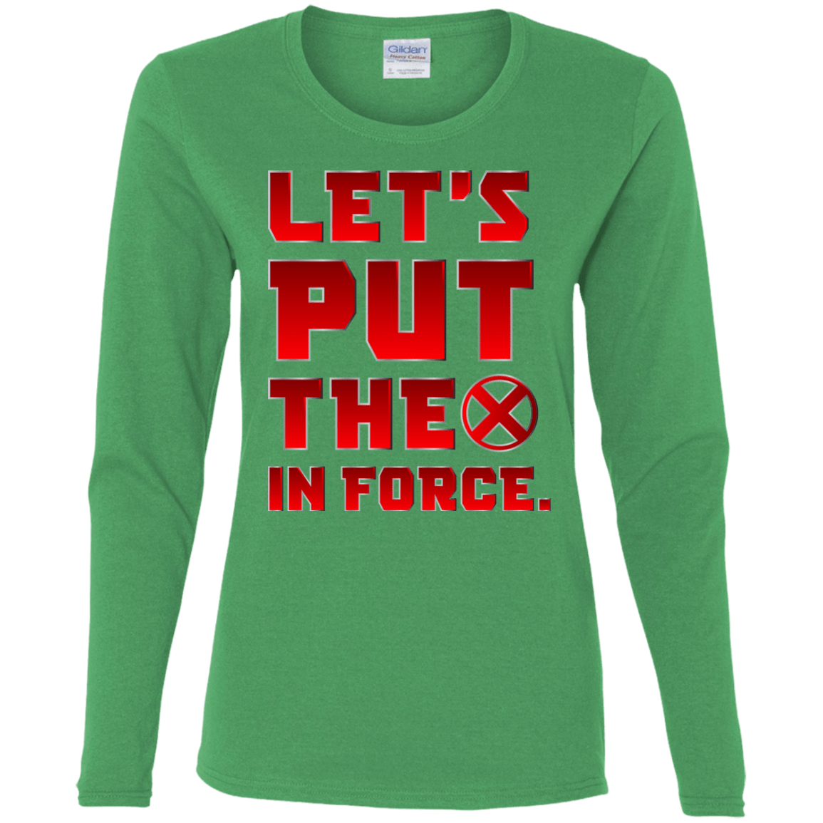 T-Shirts Irish Green / S The X In Force Women's Long Sleeve T-Shirt