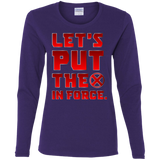 T-Shirts Purple / S The X In Force Women's Long Sleeve T-Shirt