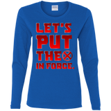 T-Shirts Royal / S The X In Force Women's Long Sleeve T-Shirt