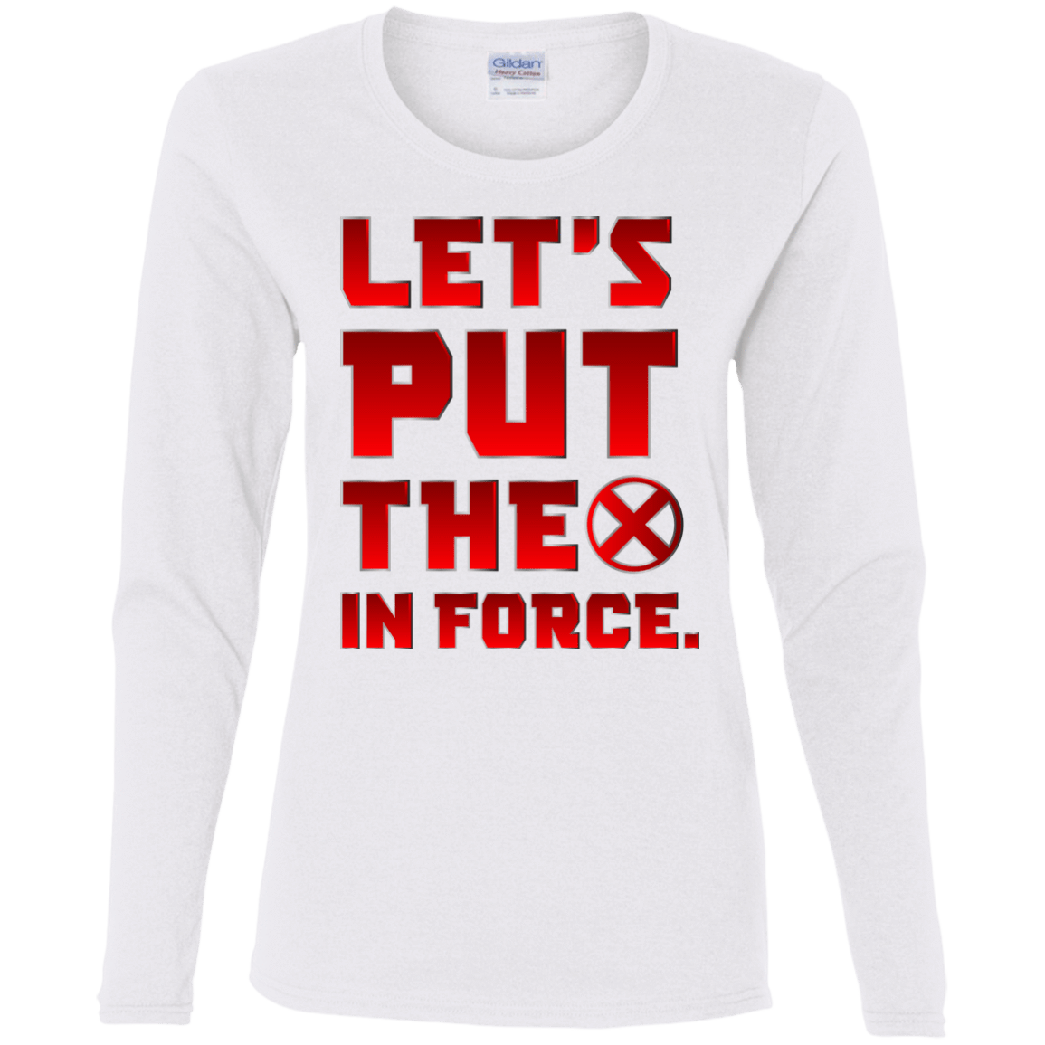 T-Shirts White / S The X In Force Women's Long Sleeve T-Shirt