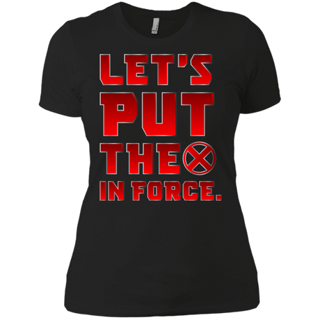 T-Shirts Black / X-Small The X In Force Women's Premium T-Shirt