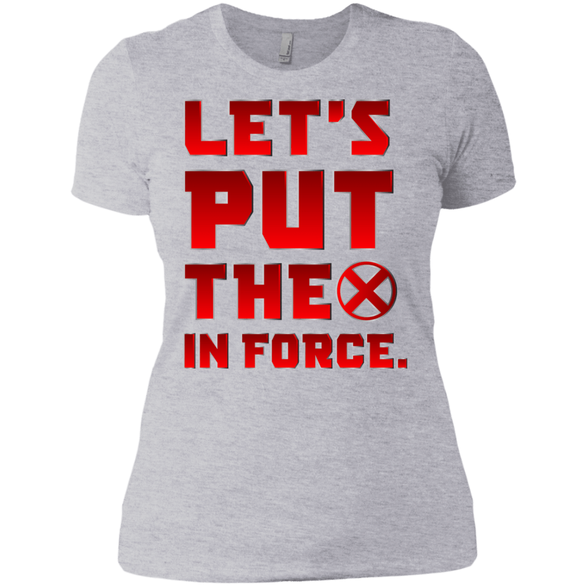 T-Shirts Heather Grey / X-Small The X In Force Women's Premium T-Shirt