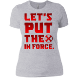 T-Shirts Heather Grey / X-Small The X In Force Women's Premium T-Shirt