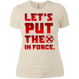 T-Shirts Ivory/ / X-Small The X In Force Women's Premium T-Shirt
