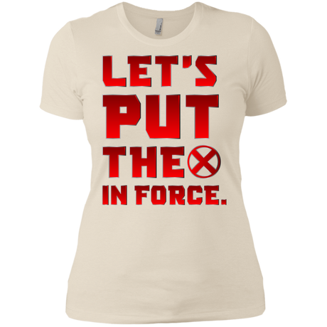 T-Shirts Ivory/ / X-Small The X In Force Women's Premium T-Shirt