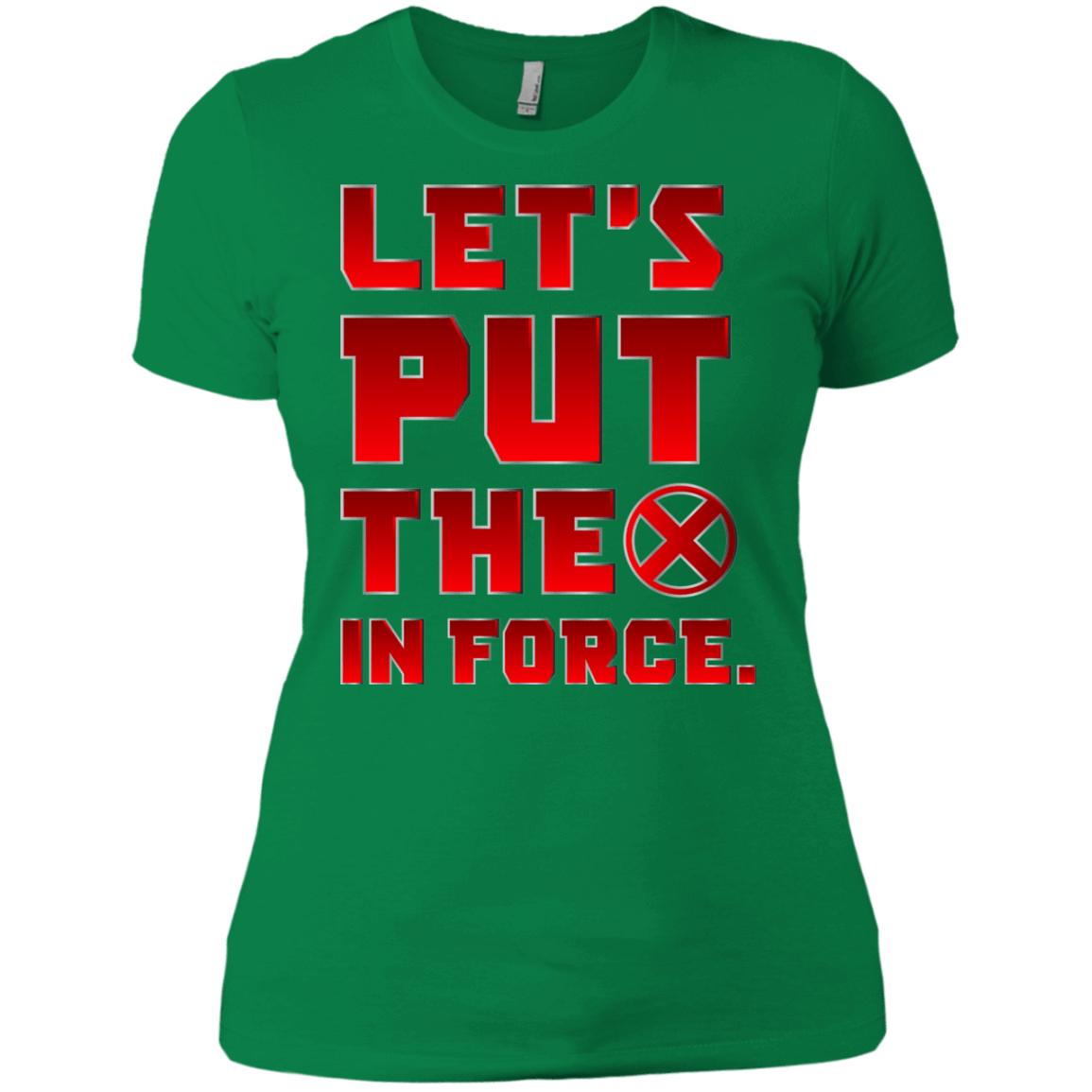 T-Shirts Kelly Green / X-Small The X In Force Women's Premium T-Shirt