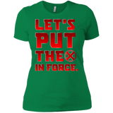 T-Shirts Kelly Green / X-Small The X In Force Women's Premium T-Shirt