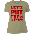 T-Shirts Light Olive / X-Small The X In Force Women's Premium T-Shirt