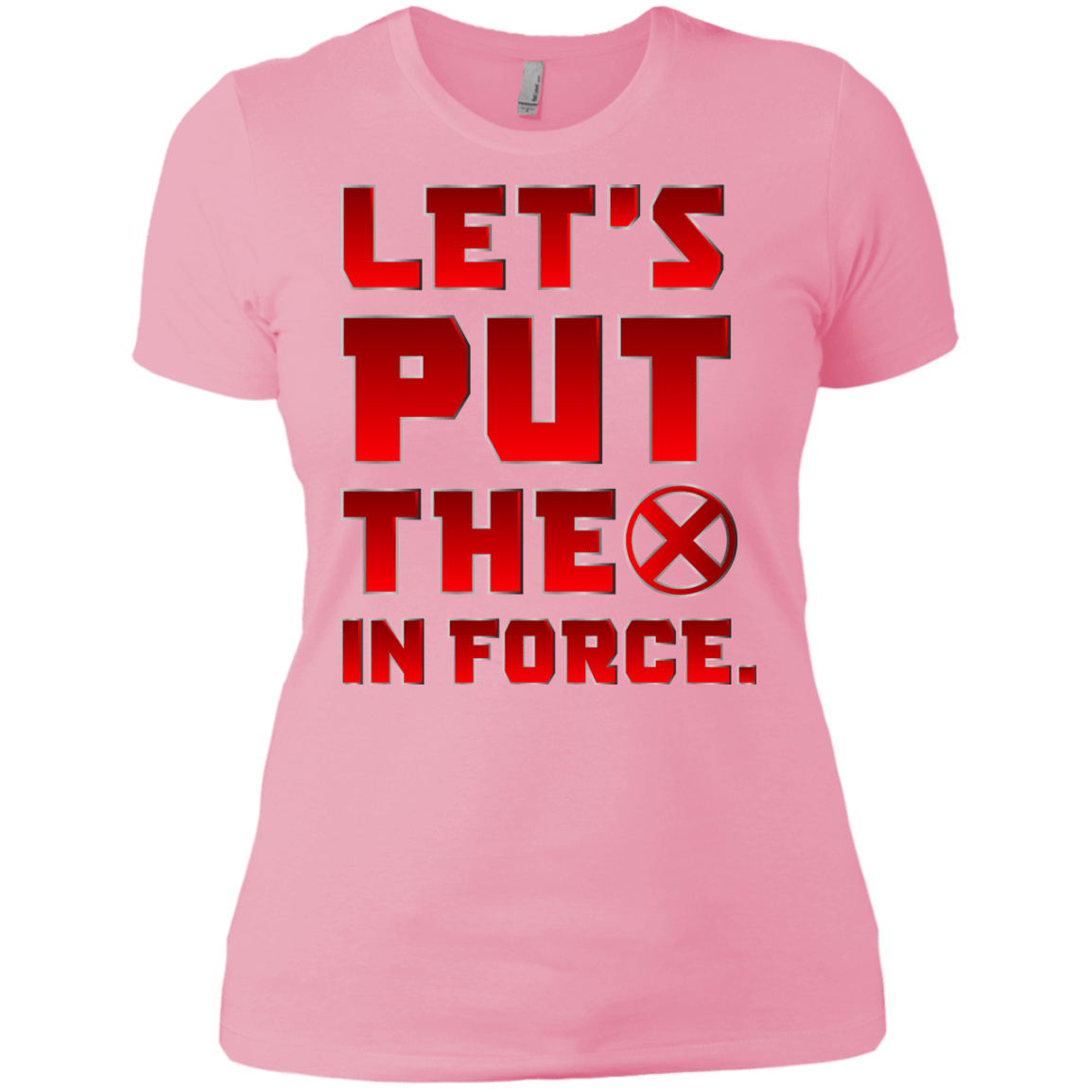 T-Shirts Light Pink / X-Small The X In Force Women's Premium T-Shirt