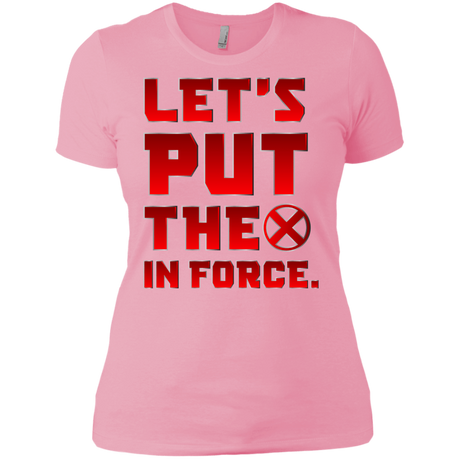 T-Shirts Light Pink / X-Small The X In Force Women's Premium T-Shirt