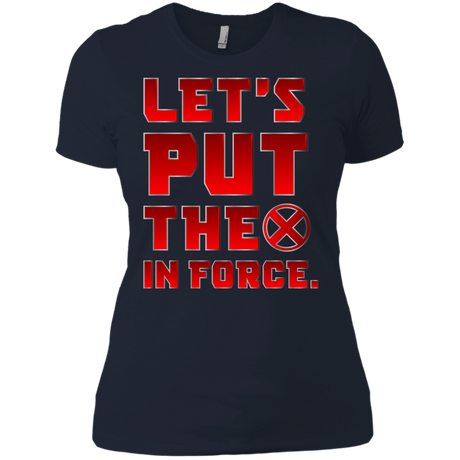 T-Shirts Midnight Navy / X-Small The X In Force Women's Premium T-Shirt