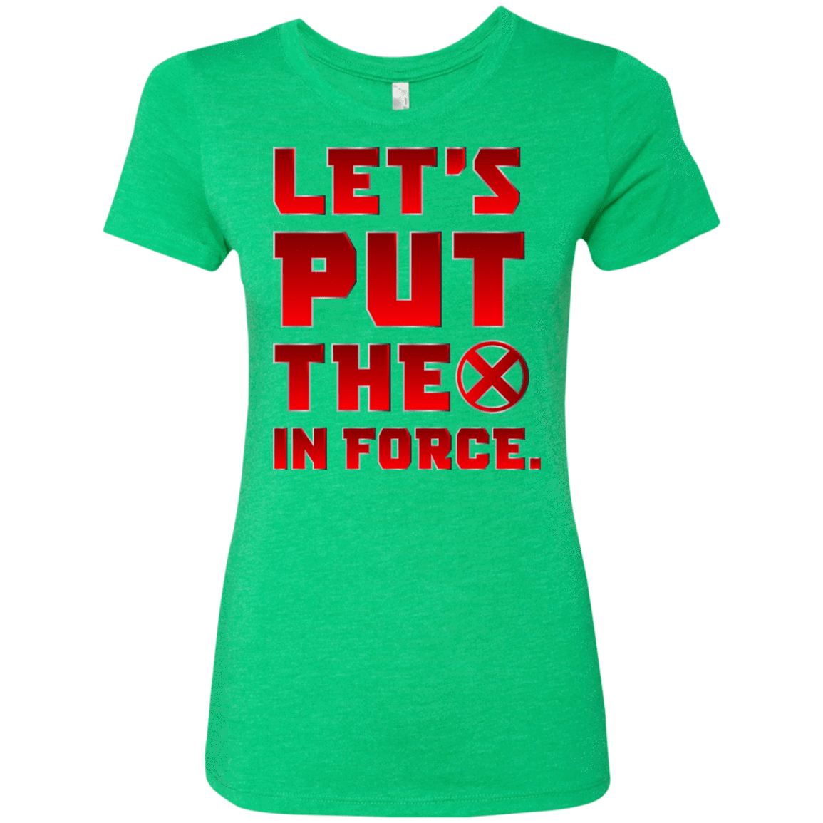 T-Shirts Envy / S The X In Force Women's Triblend T-Shirt