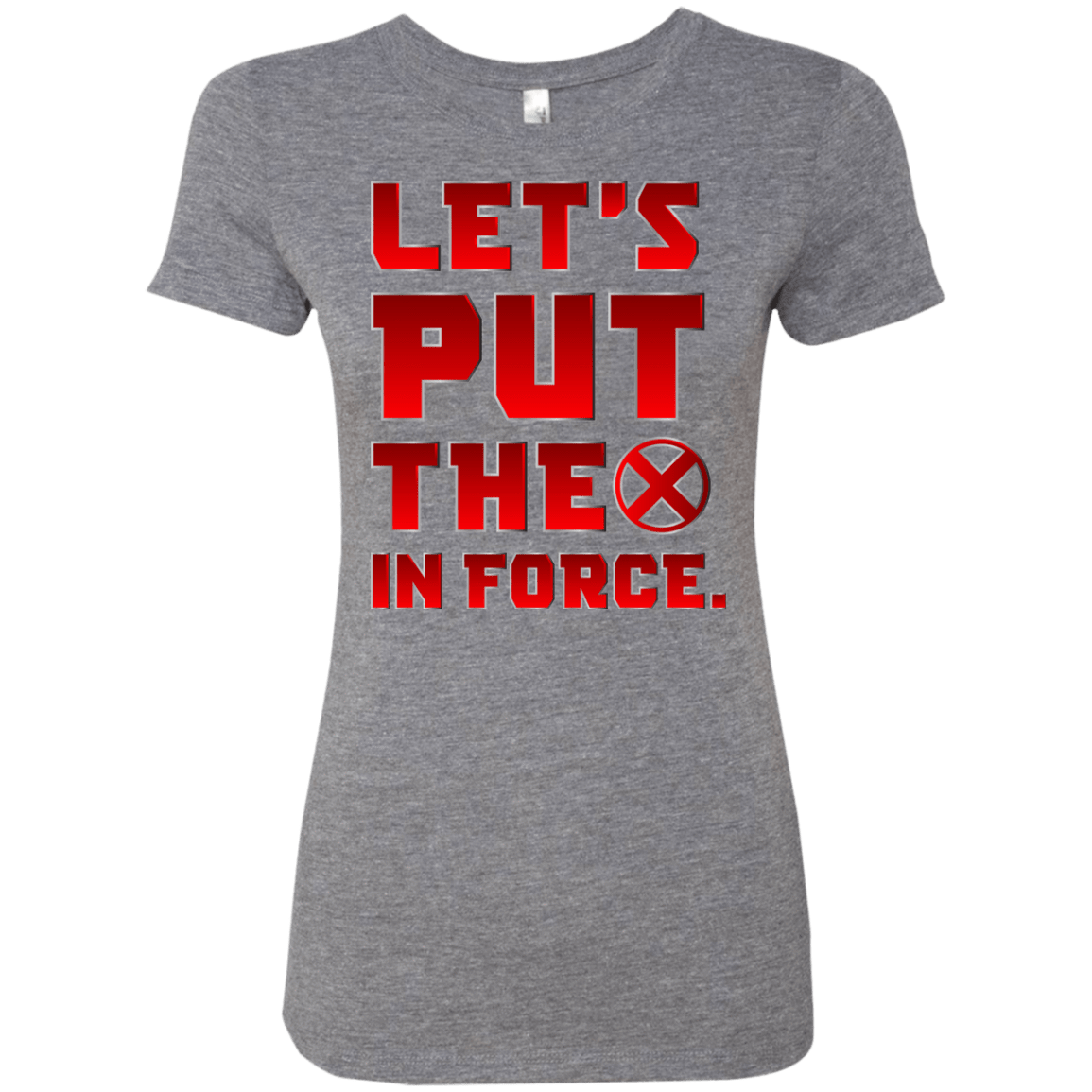 T-Shirts Premium Heather / S The X In Force Women's Triblend T-Shirt