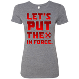 T-Shirts Premium Heather / S The X In Force Women's Triblend T-Shirt