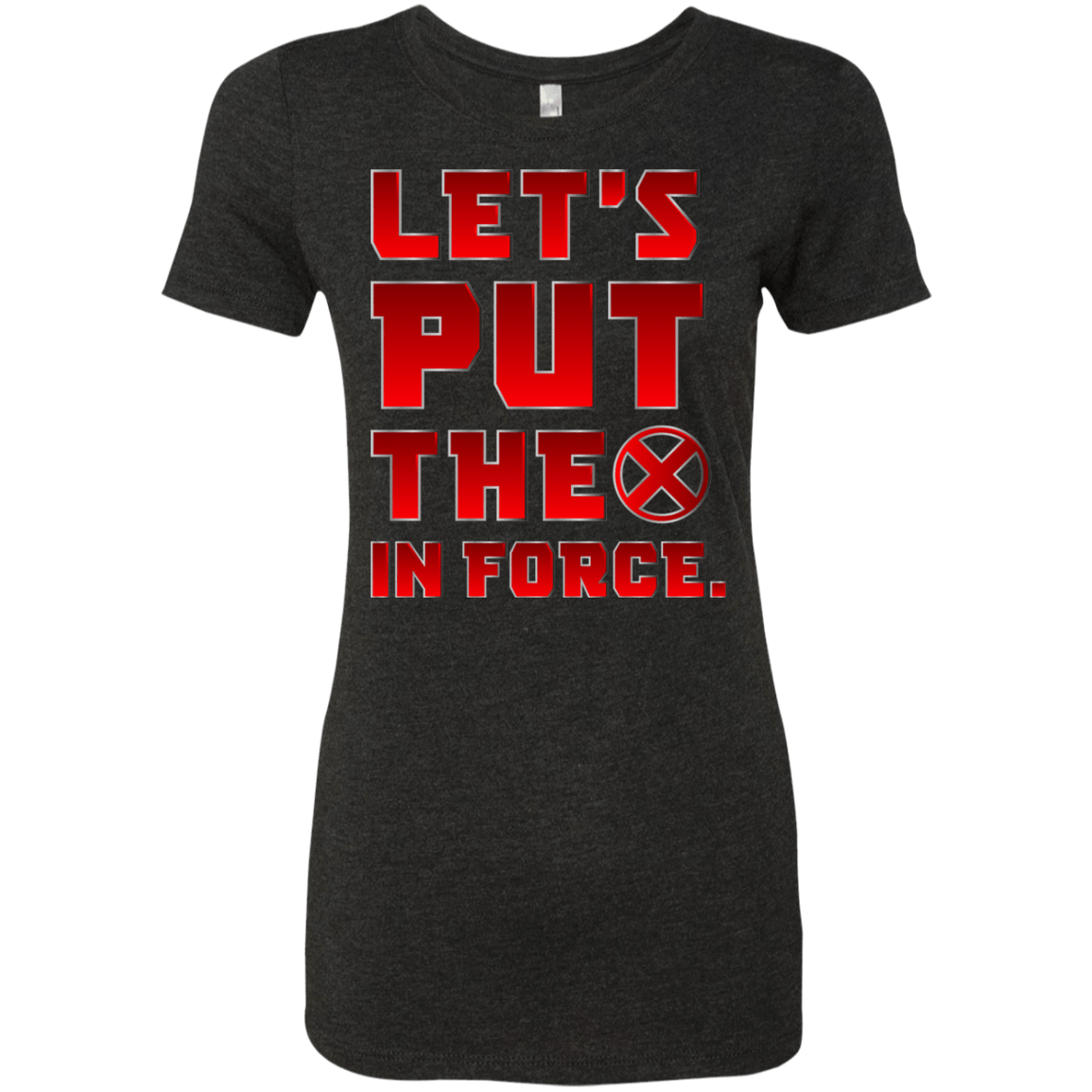T-Shirts Vintage Black / S The X In Force Women's Triblend T-Shirt