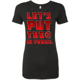 T-Shirts Vintage Black / S The X In Force Women's Triblend T-Shirt