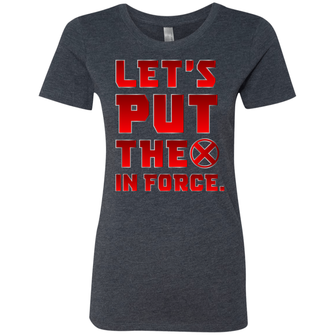 T-Shirts Vintage Navy / S The X In Force Women's Triblend T-Shirt