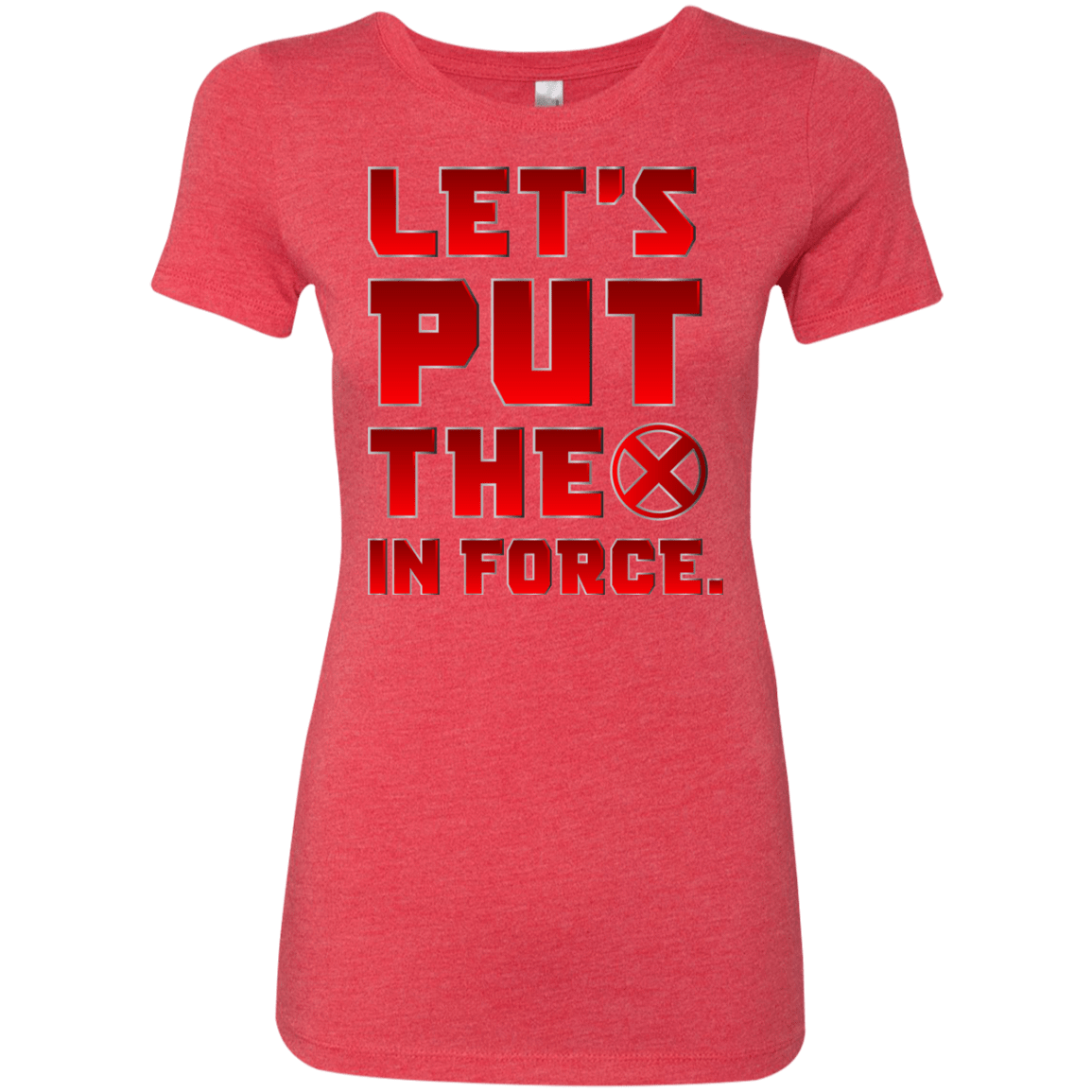 T-Shirts Vintage Red / S The X In Force Women's Triblend T-Shirt
