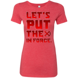 T-Shirts Vintage Red / S The X In Force Women's Triblend T-Shirt