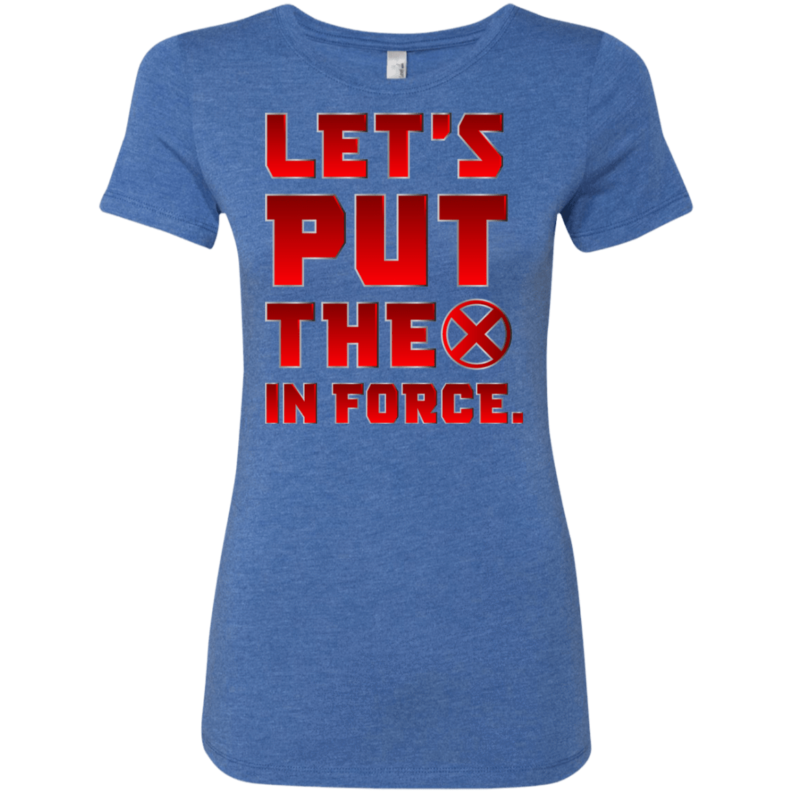 T-Shirts Vintage Royal / S The X In Force Women's Triblend T-Shirt