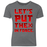 T-Shirts Premium Heather / YXS The X In Force Youth Triblend T-Shirt