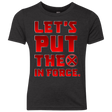 T-Shirts Vintage Black / YXS The X In Force Youth Triblend T-Shirt