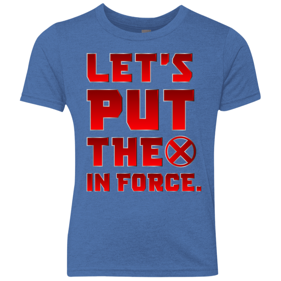 T-Shirts Vintage Royal / YXS The X In Force Youth Triblend T-Shirt