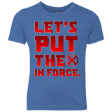 T-Shirts Vintage Royal / YXS The X In Force Youth Triblend T-Shirt