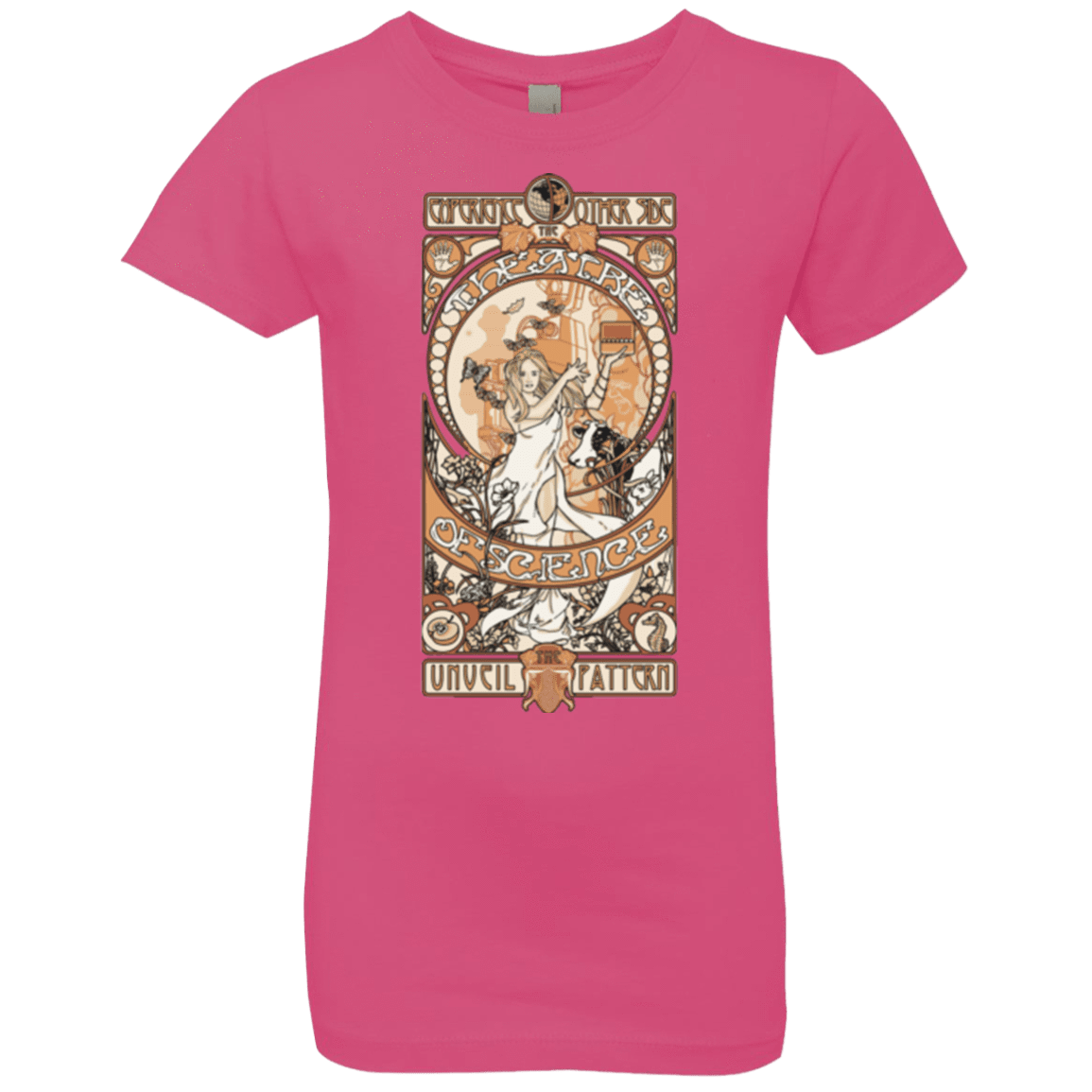 T-Shirts Hot Pink / YXS Theatre of science Girls Premium T-Shirt