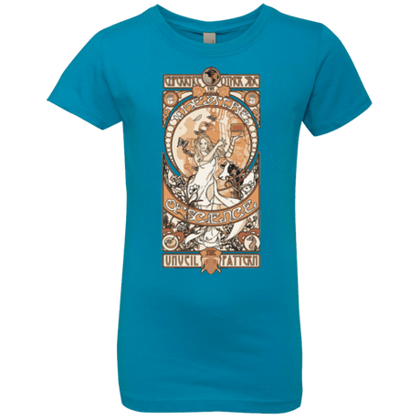 T-Shirts Turquoise / YXS Theatre of science Girls Premium T-Shirt