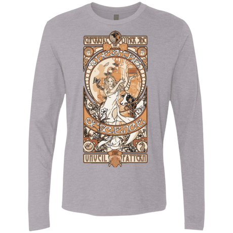 T-Shirts Heather Grey / Small Theatre of science Men's Premium Long Sleeve