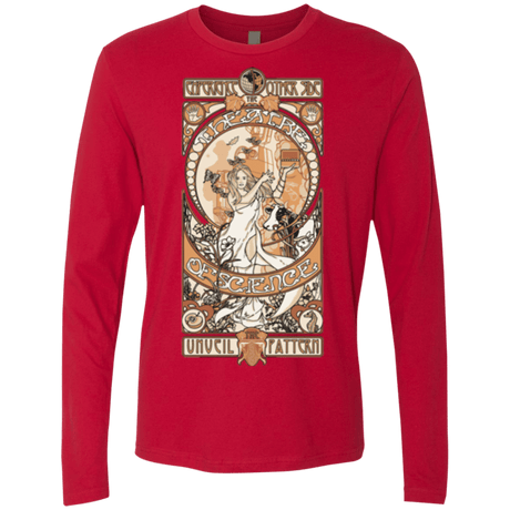 T-Shirts Red / Small Theatre of science Men's Premium Long Sleeve