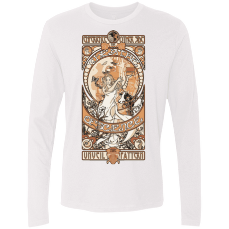 T-Shirts White / Small Theatre of science Men's Premium Long Sleeve