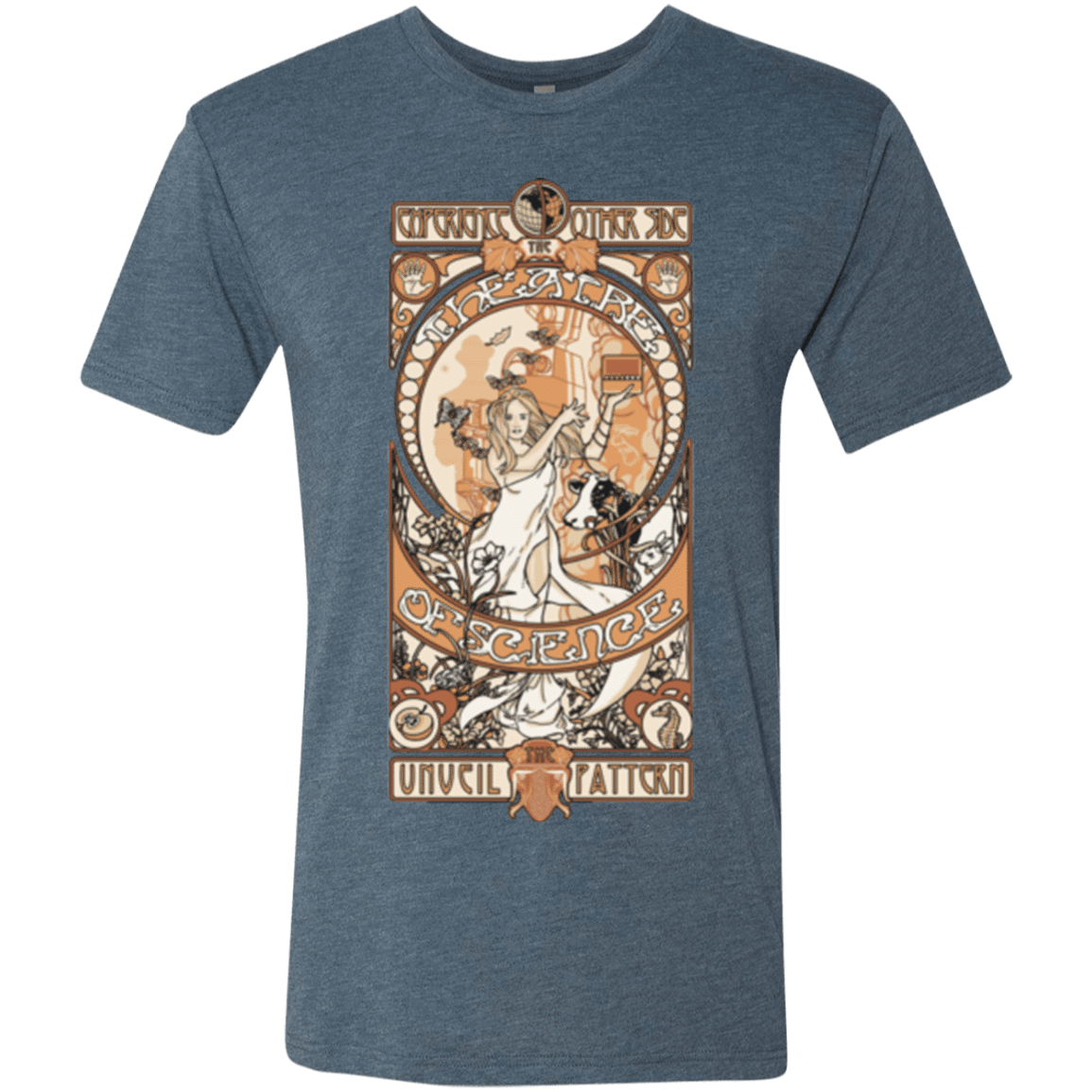 T-Shirts Indigo / Small Theatre of science Men's Triblend T-Shirt