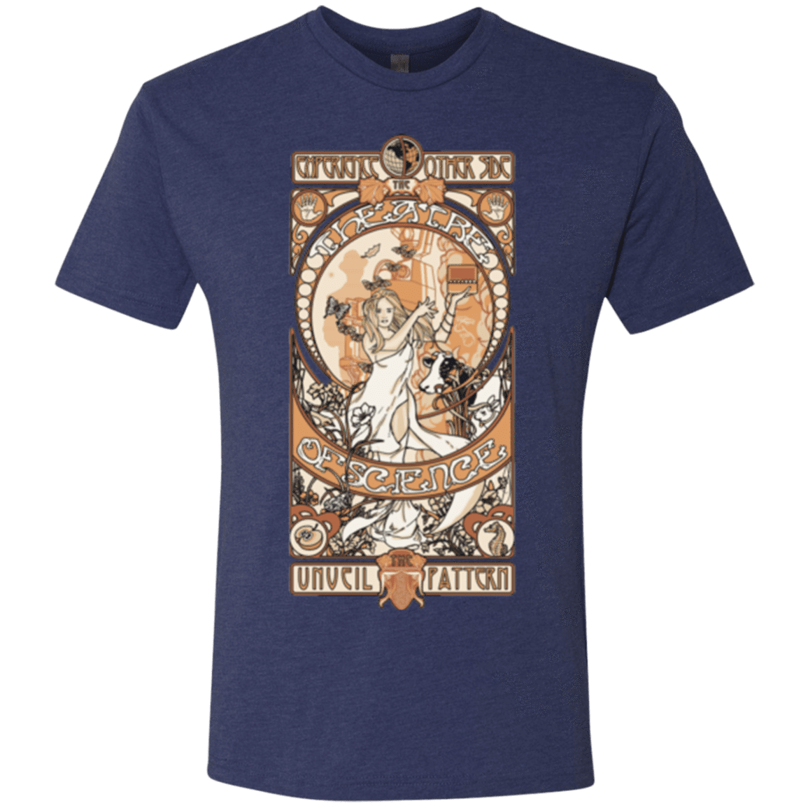T-Shirts Vintage Navy / Small Theatre of science Men's Triblend T-Shirt