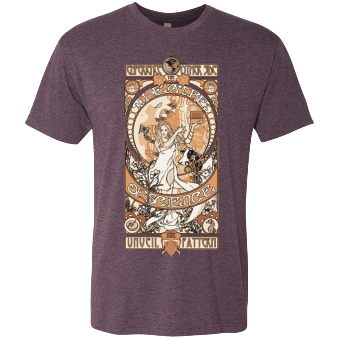 T-Shirts Vintage Purple / Small Theatre of science Men's Triblend T-Shirt