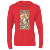 T-Shirts Vintage Red / X-Small Theatre of science Triblend Long Sleeve Hoodie Tee