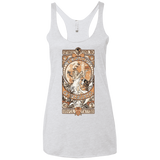 T-Shirts Heather White / X-Small Theatre of science Women's Triblend Racerback Tank