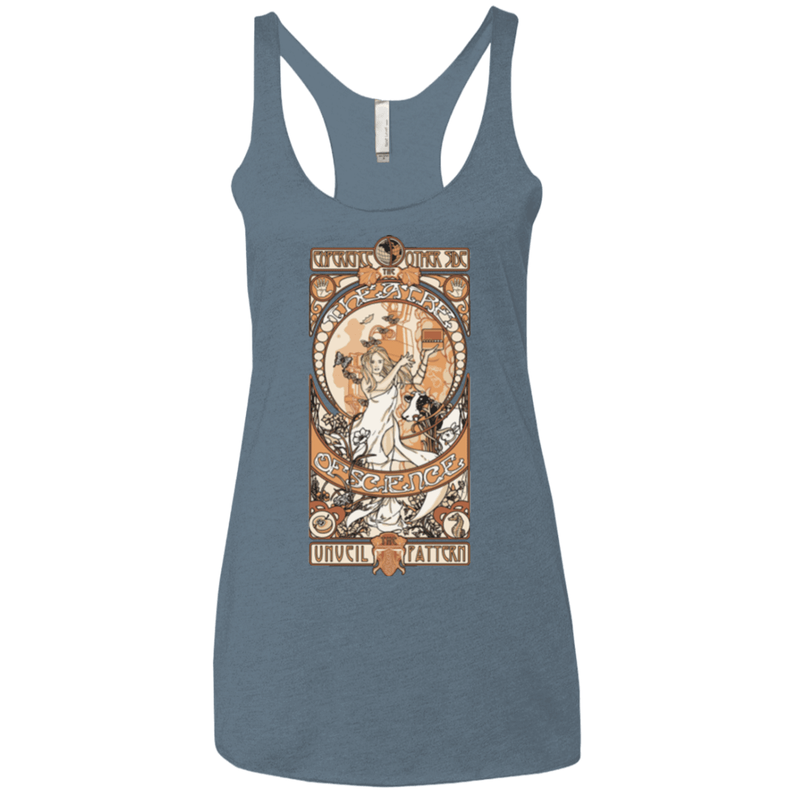 T-Shirts Indigo / X-Small Theatre of science Women's Triblend Racerback Tank